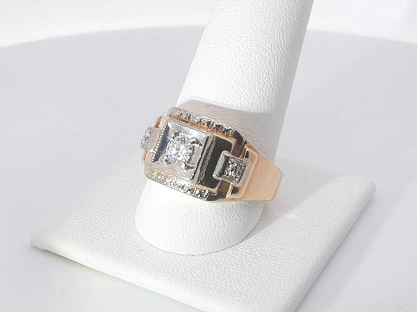 .30ctw Diamonds 14k Yellow Gold 8.3 Grams Ring Size 9.5 Sd0725oizsa