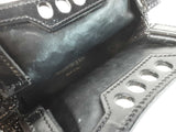 Alexander Mcqueen Micro The Peak Crystal Leather Clutch Bag Sd1225wzxde