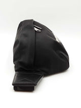 Burberry Sonny Logo Medium Black Nylon Belt Bag Fw0926prxdu