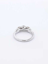 0.94 Cttw Diamond & 14k White Gold Ring With Cert 3.3 Grams Size 5 Fw0625rxzdu