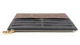 Louis Vuitton Slim Purse In Monogram Coated Canvas & Black Leather Fw04260crdu