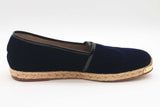 Giuseppe Zanotti Navy Blue Velvet Espadrilles Size 45 Eb0925loxde