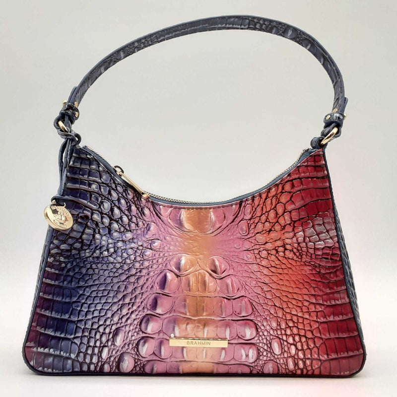 Brahmin Crocodile Embossed Esme Magic Ombre Shoulder Bag Lh1024crde