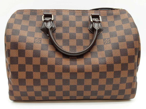 Louis Vuitton 30 Speedy Brown Damier Ebene Handbag Do0325ixzde