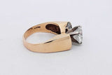 1.24cttw Diamond Ring In 14k Yellow Gold 5.8 Grams Size 5 Eb0826ssxsa