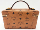 Mcm Mini Rockstar Cognac Tan Visetos Vanity Case Crossbody Bag Do1025pxzde