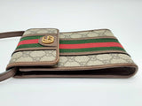 Gucci Ophidia Tan Gg Supreme Green Red Web Crossbody Bag Do0125wrxde