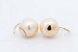 Pearl Earrings 14k Yellow Gold 6.6 Grams Eb1224lirdu