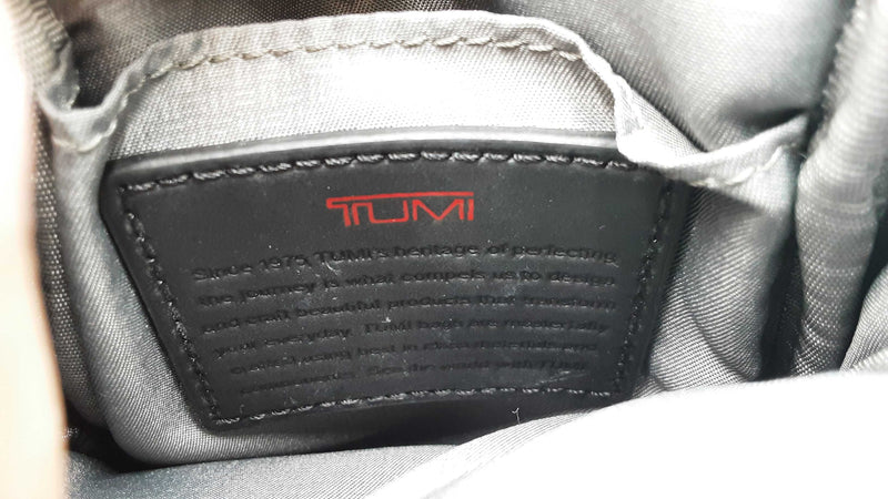 Tumi Alpha Small Crossbody Pouch In Black Ballistic Nylon Fw0225lrdu