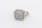 0.41cttw Diamond Ring In 10k Yellow Gold 3.8 Grams Size 7 Eb0826owrsa