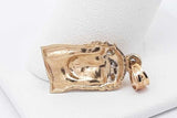 10k Yellow Gold Jesus Face Pendant With Diamonds 2.7 Grams Eb0226lxzsa