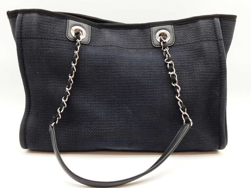 Chanel Deauville Black Shopping Tote Do0825lrxzde