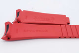 Rubber B M103 Sport Model Red Watch Band Eb0623lwrsa