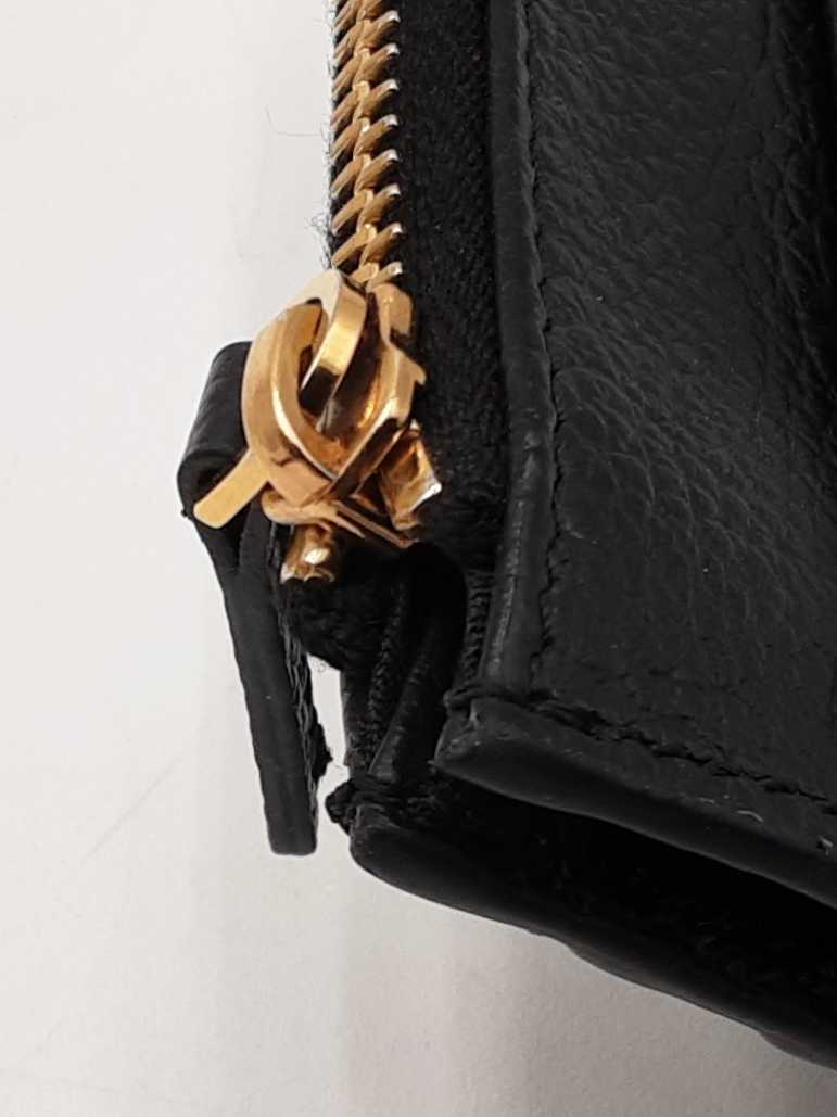 Versace Virtus Black Grained Leather Card Holder Wallet Fw0525izdu