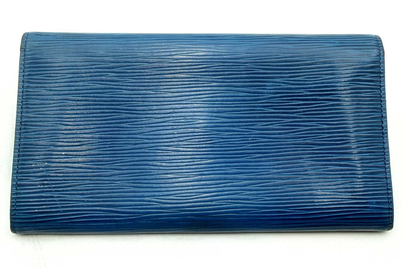 Louis Vuitton Dark Blue Epi Textured Leather Sarah Wallet Eb1224crsa