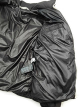 Palm Angels Black White Stripes Down Puffer Zipper Jacket Size Xs Do0525lxzde