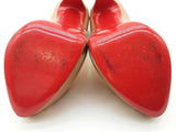 Christian Louboutin Lady Peep Nude Patent Leather Heels Size Eu 37 Do0625lrxde