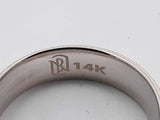 14k Two Tone Gold Wedding Band 6.6 Grams Size 9 Eb0226prxsa