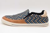 Fendi Multicolor Woven Leather Slip On Sneakers Size 11 Eb0925pxzde