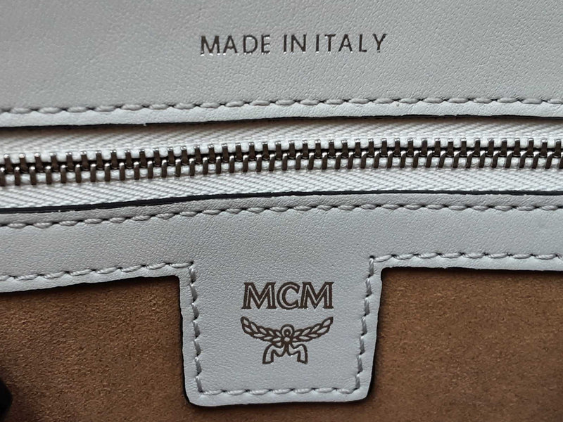 Mcm Patricia Crossbody Bag In Contrast Logo Leather Fw0725lxzdu