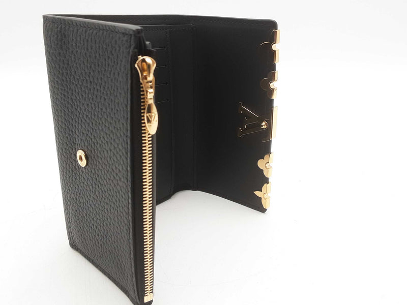 Louis Vuitton Capucines Compact Wallet Black Aa1025ozxsa