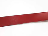 Gucci 546389 Rosso Red Leather Interlocking Gg Buckle Belt Size 34 Do0624oxzde