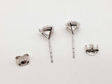 2.02 Cttw Lab Grown Diamonds 14k White Gold 1.1g Stud Earrings Do0826poxde
