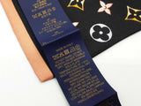 Louis Vuitton Bandeau Vivienne And Beyond Black Silk Scarf Do0826orxde