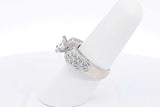 Approx. 1.56ctw Diamond Ring In 18k White Gold 10.3 Grams Size 6.75 Eb0125opxzsa