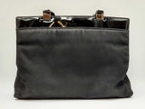 Gucci Black Nylon And Patent Leather Tote Bag Sd626lrzdu