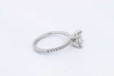 Approx. 1.02ctw Diamond Ring In Platinum 3.5 Grams Size 4.75 Eb1024lrxzsa