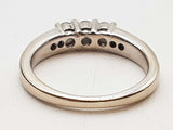 0.30 Cttw Diamonds 14k White Gold 3.5g Ring Size 5.5 Do0325ooxde