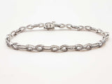 3.00 Cttw Diamonds 10k White Gold 8.3g Tennis Bracelet Do0225ixzde