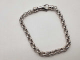 18k White Gold 25.9g Cable Bracelet 7 In Do1024lxzxde