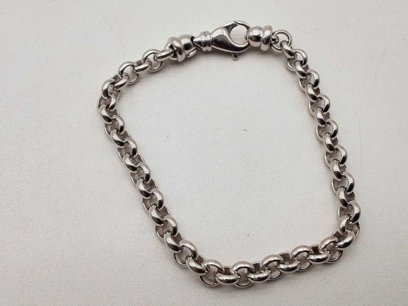 18k White Gold 25.9g Cable Bracelet 7 In Do1024lxzxde