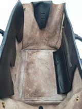 Celine Tie Knot Black Leather Tote Bag Eb1025wxzde