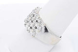 2.0ctw Diamond Ring In 14k White Gold 5.1 Grams Size 8 Eb0925pcsdu