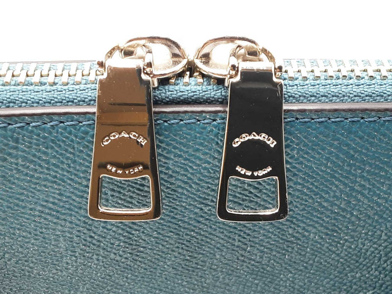 Coach Sierra Satchel In Glitter Teal Crossgrain Leather Fw0925rxdu