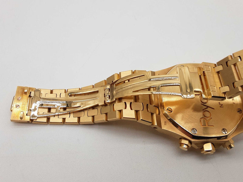Audemars Piguet 40 Royal Oak White Dial 18k Yellow Gold Watch Do0425wcxzxde