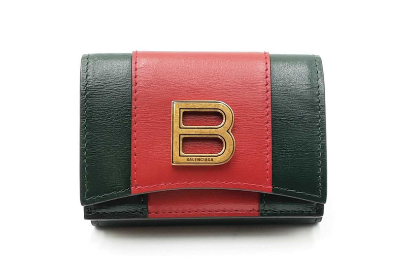 Gucci X Balenciaga The Hacker Project Web Leather Card Case Wallet Eb1224wxzdu