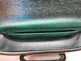Gucci Light Blue Metallic Calfskin Super Mini Horsebit 1955 Shoulder Bag Sd0726przde
