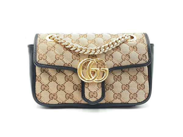 Gucci Monogram Canvas Marmont Shoulder Bag Fw1024pxzdu