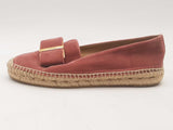 Salvatore Ferragamo Velvet Espadrilles Pink Size 5.5 Aa0126lzxsa