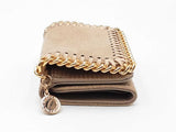 Stella Mc Cartney Falabella Wallet In Neutral Beige Vegan Leather Fw0926lzxdu