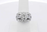 2.26cttw Diamond Ring In 14k White Gold 13 Grams Size 7.5 Eb0526lrxzsa