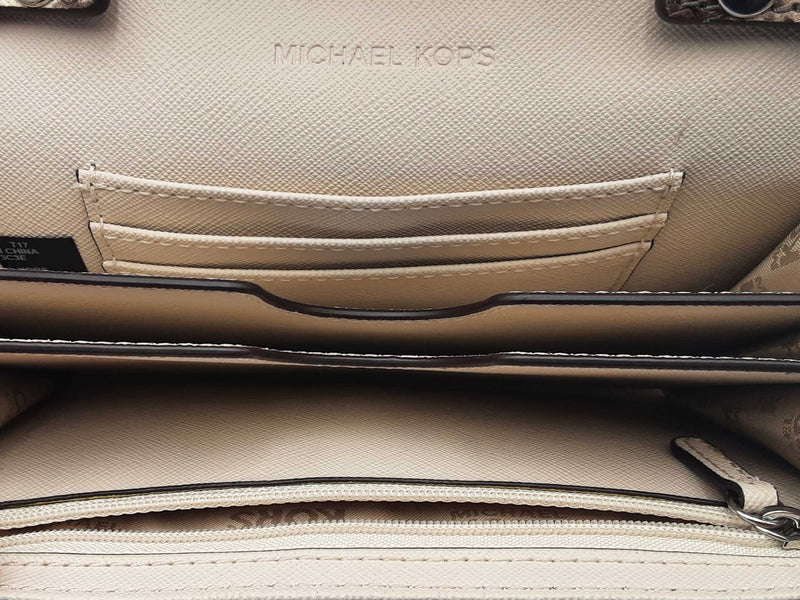 Michael Kors Vanna Shoulder Flap Python Bag Sd1025ozsa