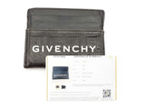 Givenchy 4g Coated Canvas Black Card Holder Sd0325lzxde