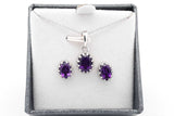 Set Of 5 Gemstone Ensemble Sets In Sterling Silver Eb0925crsa