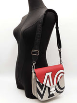 Mcm Patricia Crossbody Bag In Contrast Logo Leather Fw0725lxzdu