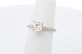 1.0ctw Center Princess Cut Diamond Ring 14k Yellow Gold 1.9g Size 5 Eb0626loxzdu
